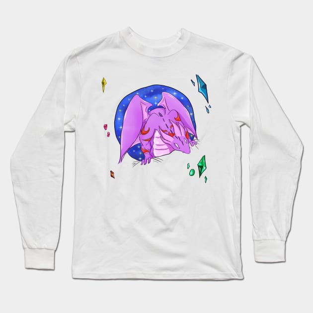 Dragon Space Long Sleeve T-Shirt by Make_them_rawr